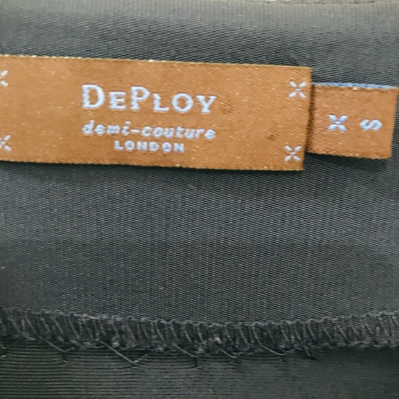 DEPLOY demi-couture Jacket Blue Short Buttons - Picture 3 of 6